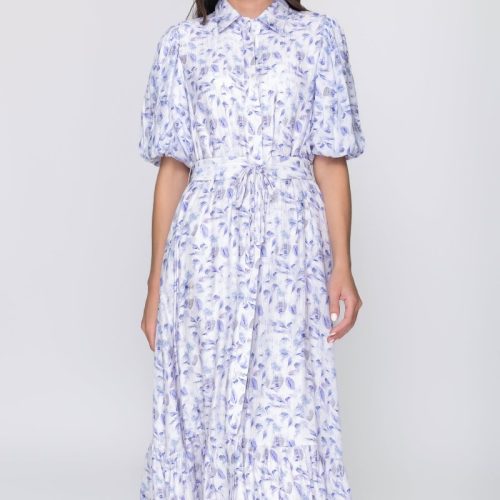 alice dress short sleeve blue flower dress yakira bella 162974