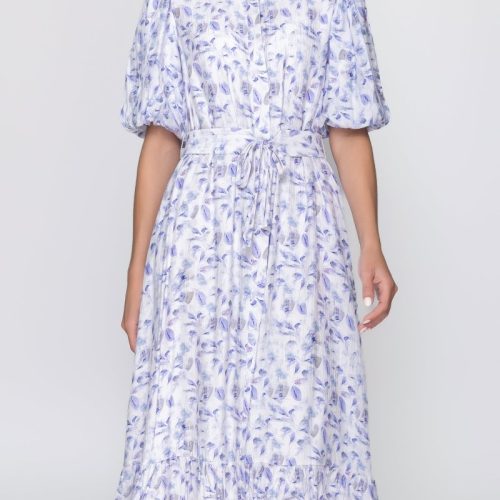 alice dress short sleeve blue flower dress yakira bella 223278