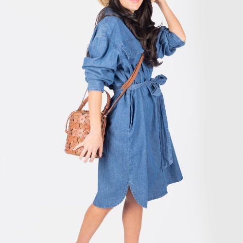 alicia dress denim dress yakira bella 187884