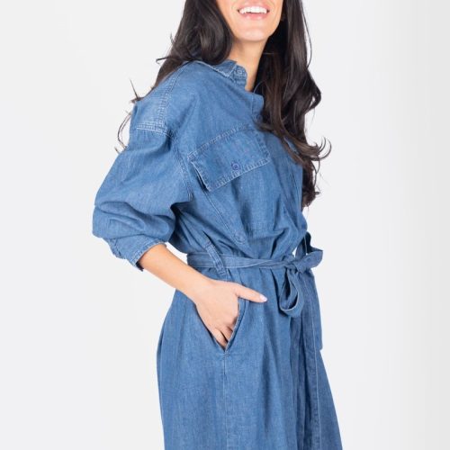 alicia dress denim dress yakira bella 196401