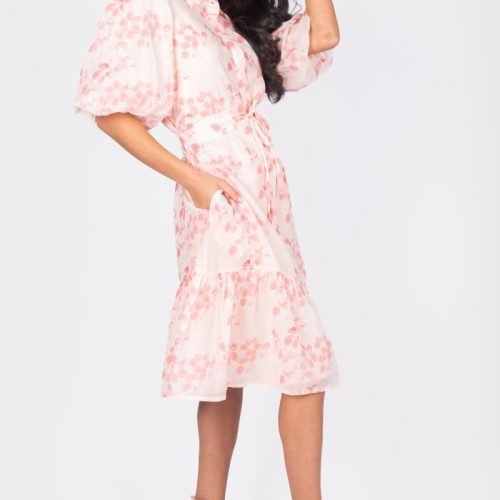 allie dress short sleeve 41 pink flower dress yakira bella 518042