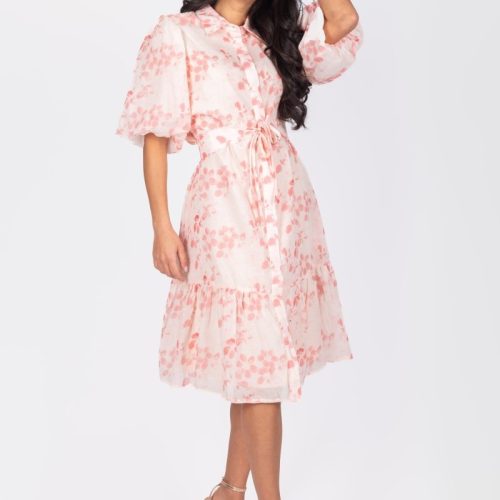 allie dress short sleeve 41 pink flower dress yakira bella 548342