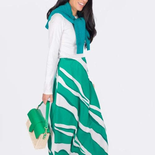 dakota skirt greendark green skirt yakira bella 688337