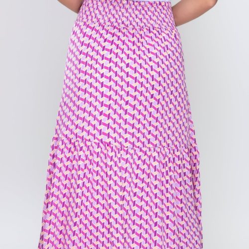 gwenyth skirt purple pattern skirt yakira bella 613722