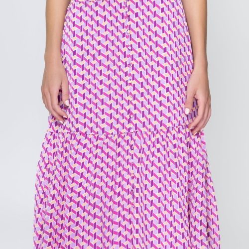 gwenyth skirt purple pattern skirt yakira bella 809005