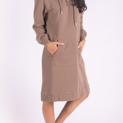 hoodie dress 38 brown dress yakira bella 429872