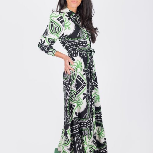 lexi dress ivorygreen dress yakira bella 288345