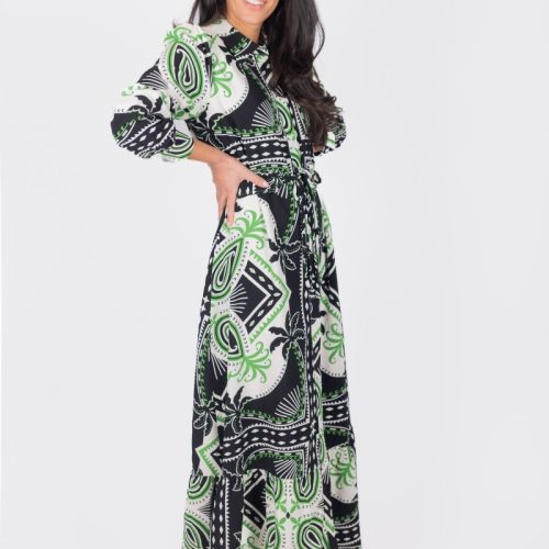 lexi dress ivorygreen dress yakira bella 537642