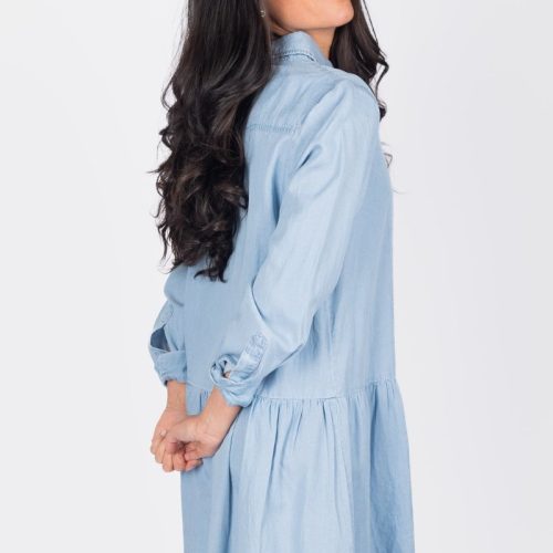 marlow dress chambray dress yakira bella 984090