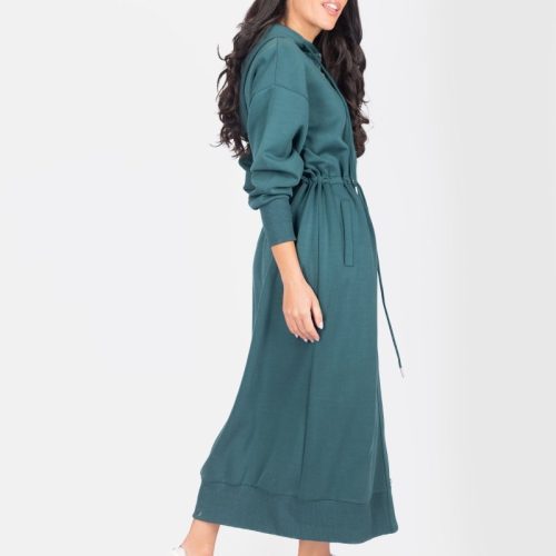 mina dress dark green dress yakira bella 874766