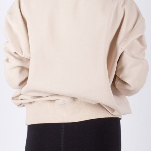 oversized crewneck sweatshirt beige top yakira bella 586353