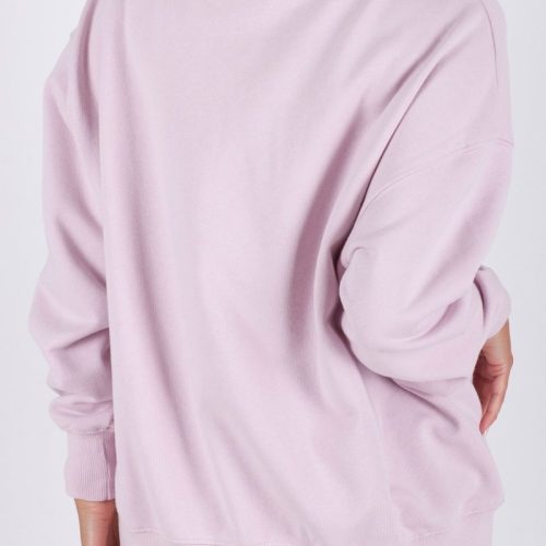 oversized crewneck sweatshirt light lilac top yakira bella 411103