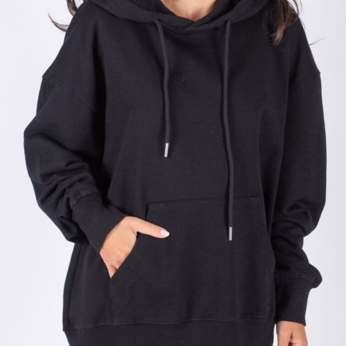 oversized sweatshirt hoodie black top yakira bella 114617