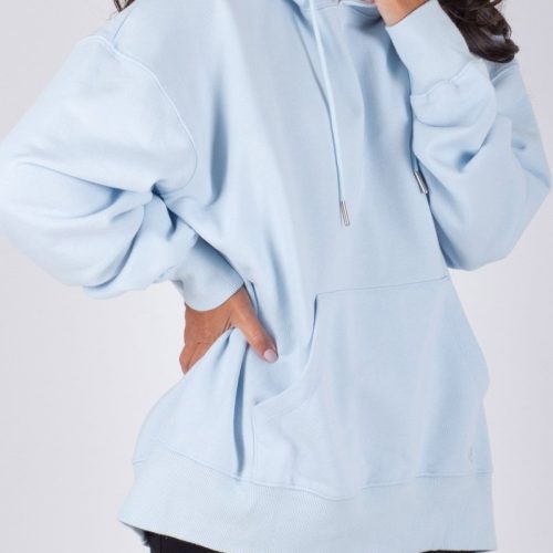 oversized sweatshirt hoodie light blue top yakira bella 693768