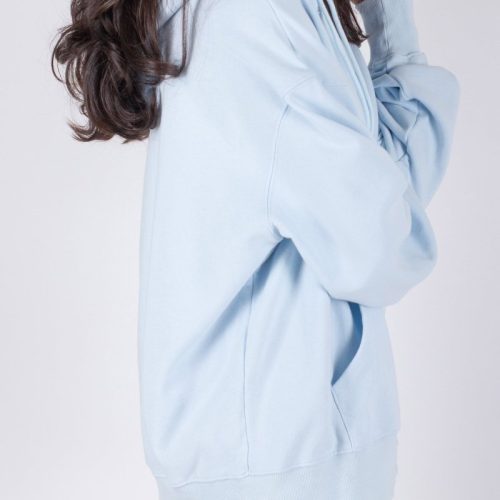 oversized sweatshirt hoodie light blue top yakira bella 993043