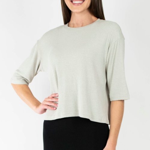 remi tee ribbed stone top yakira bella 358082